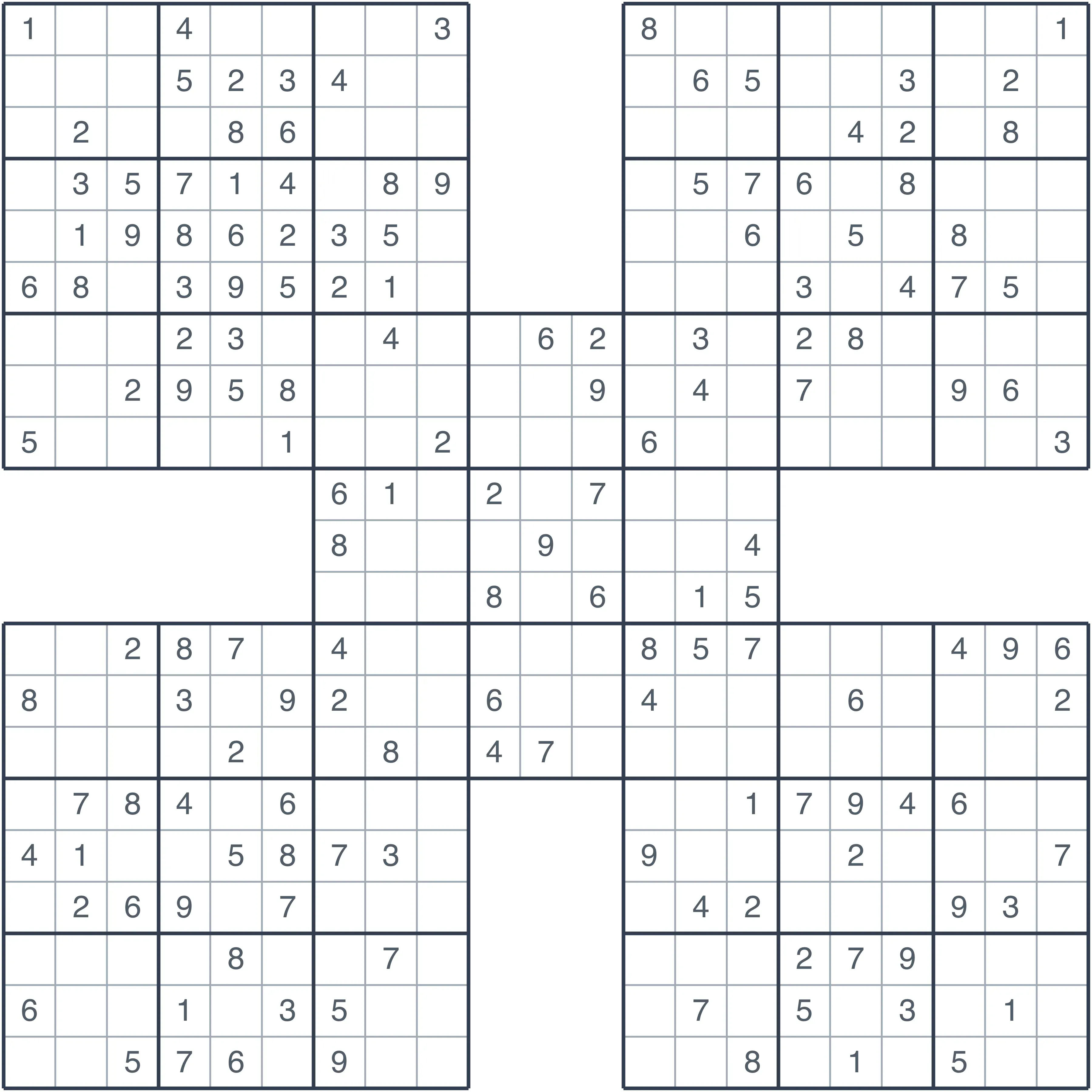 Samurai Sudoku