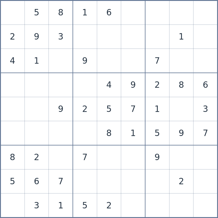 Sudoku #22026050805
