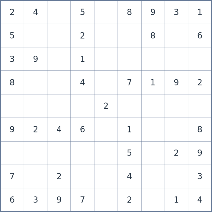 Sudoku #22026070102