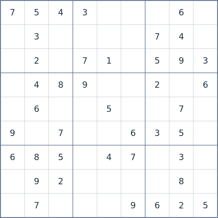 Sudoku #22026070110