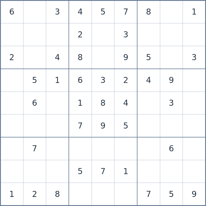 Sudoku #22026070508