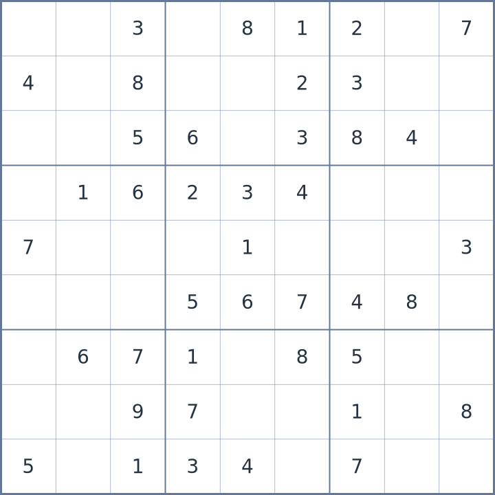 Sudoku #22026070701