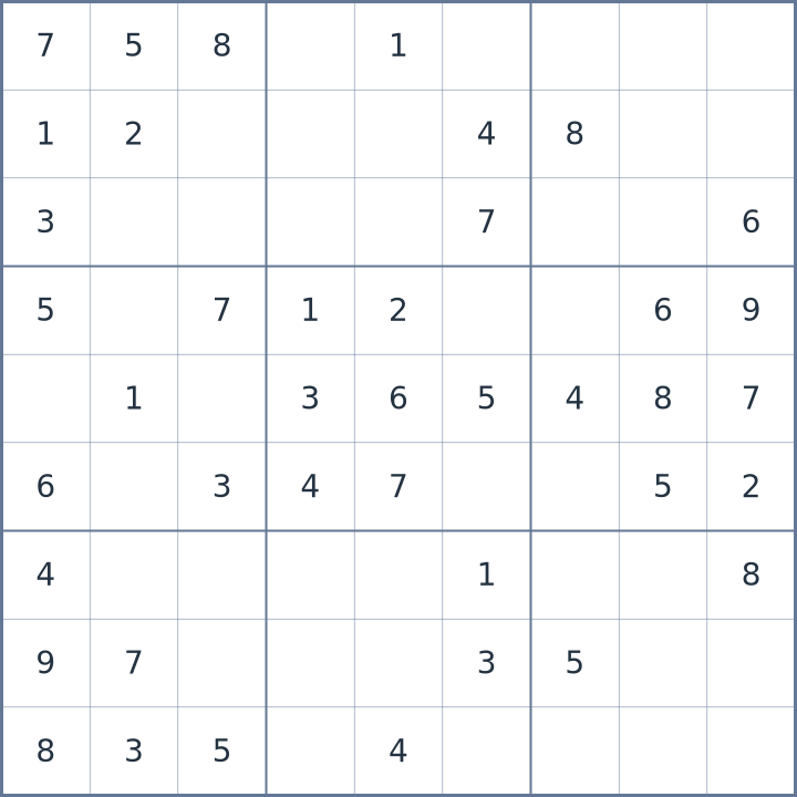 Sudoku #22026070704