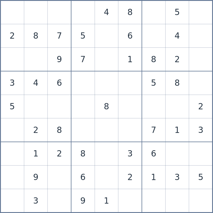 Sudoku #22026070801