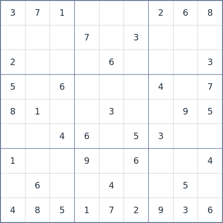 Sudoku #22026070805