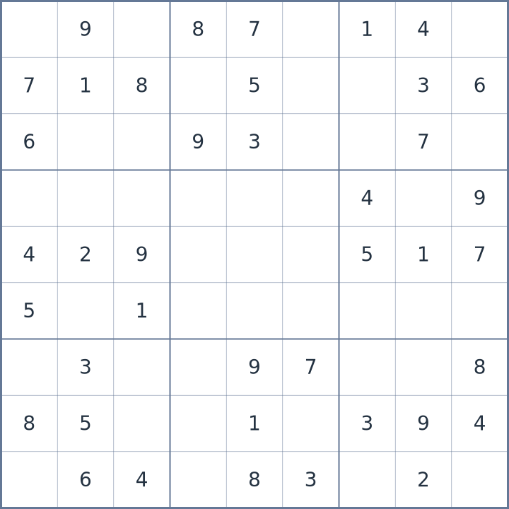 Sudoku #22026070809