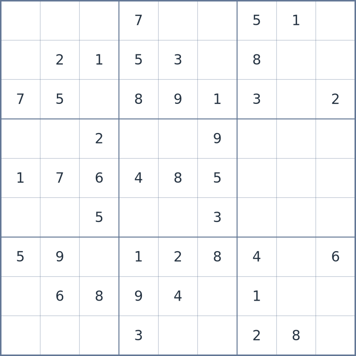 Sudoku #22026070905
