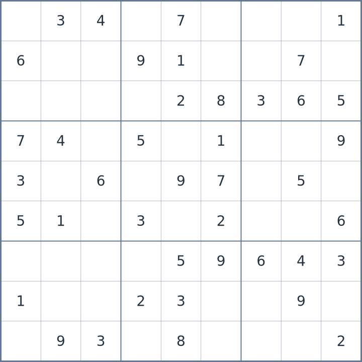 Sudoku #22026071405