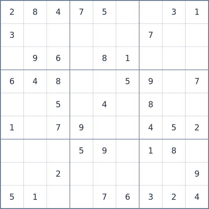 Sudoku #22026071609