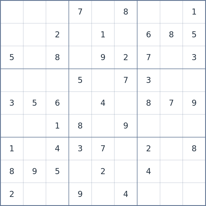 Sudoku #22026072307