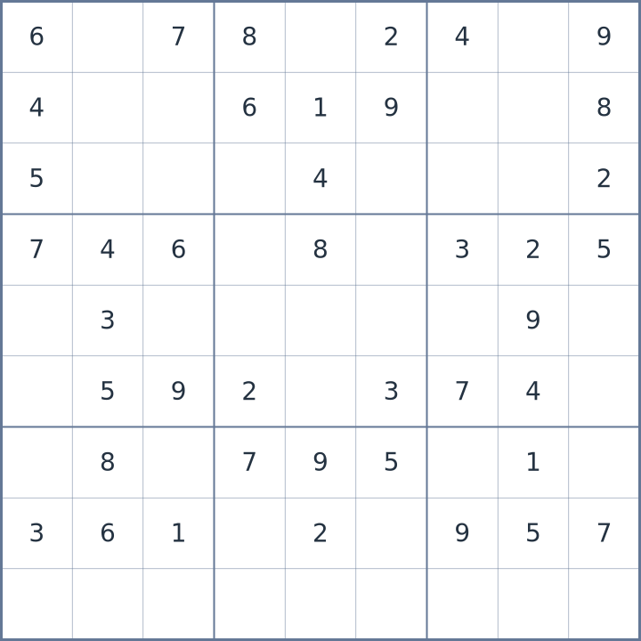 Sudoku #22026072705