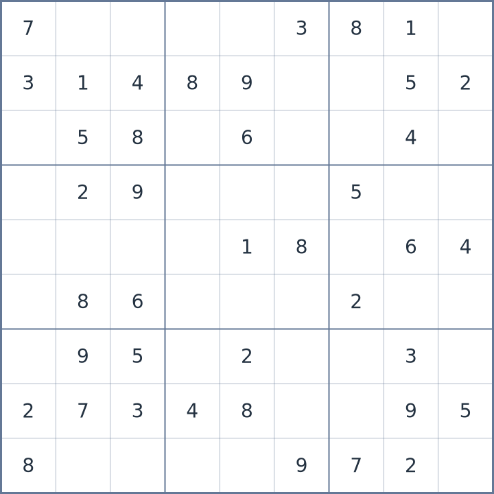 Sudoku #22026072710