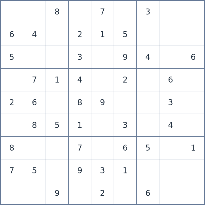 Sudoku #22026072903