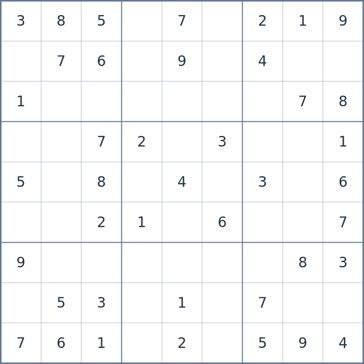 Sudoku #22026080410