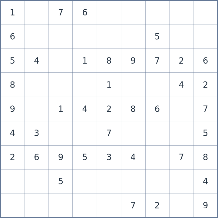 Sudoku #22026080510