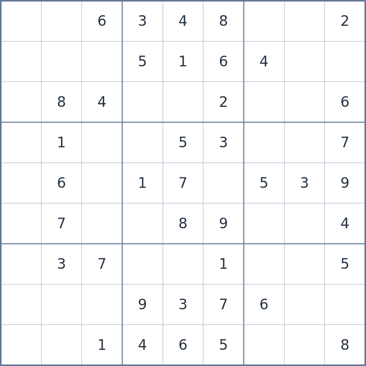Sudoku #22026080603