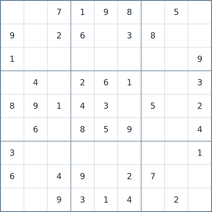 Sudoku #22026083107