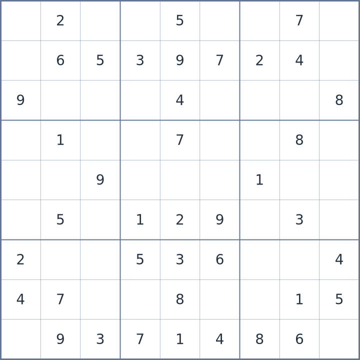 Sudoku #22026090707