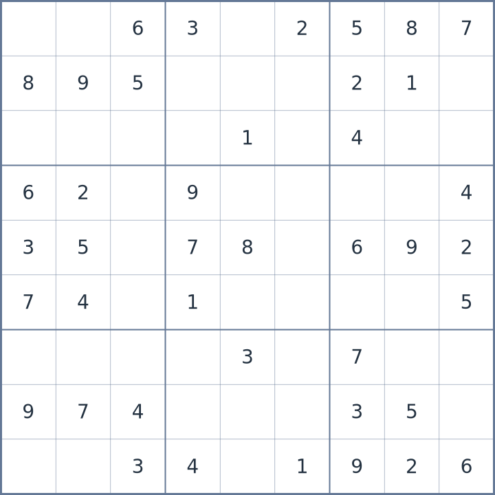 Sudoku #22026100602