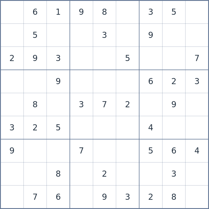 Sudoku #22026100603