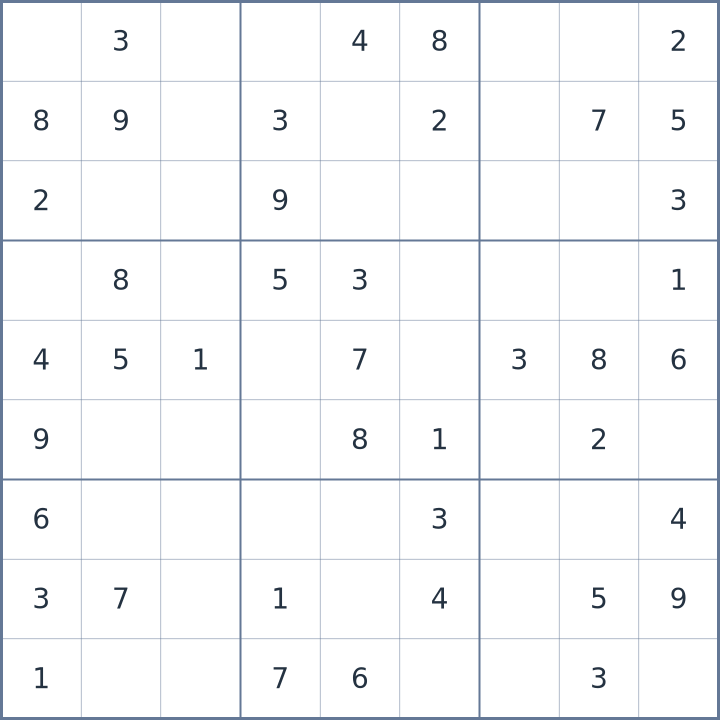 Sudoku #22026100606