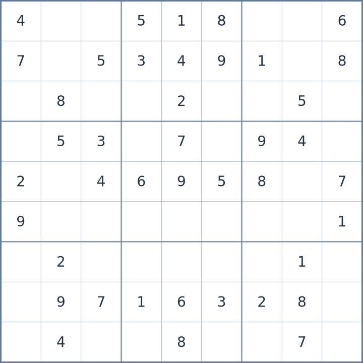 Sudoku #22026100610
