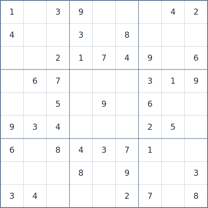 Sudoku #22026100701