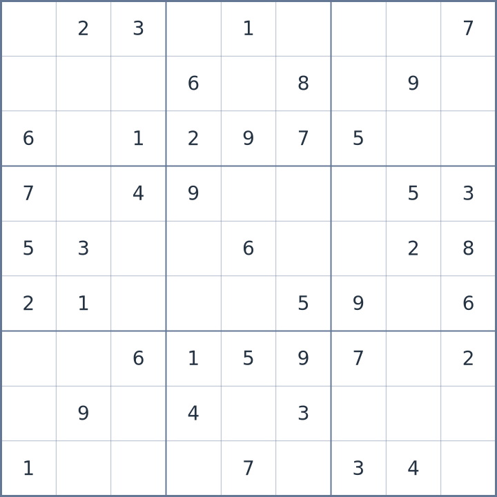 Sudoku #22026100704