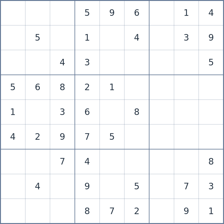 Sudoku #22026100709