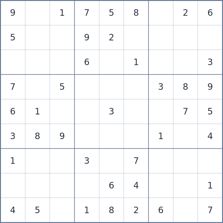 Sudoku #22026100802