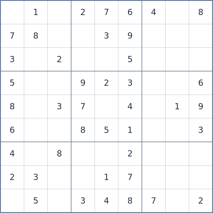 Sudoku #22026100808