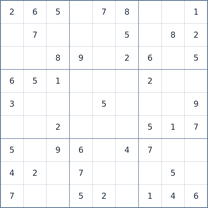 Sudoku #22026100905