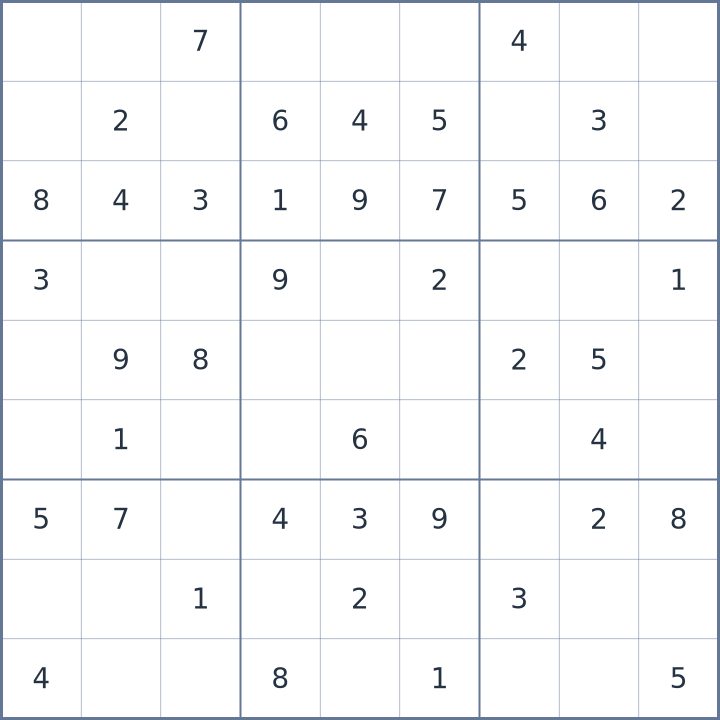 Sudoku #22026101309