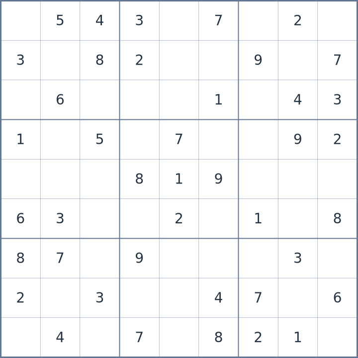 Sudoku #22026101703