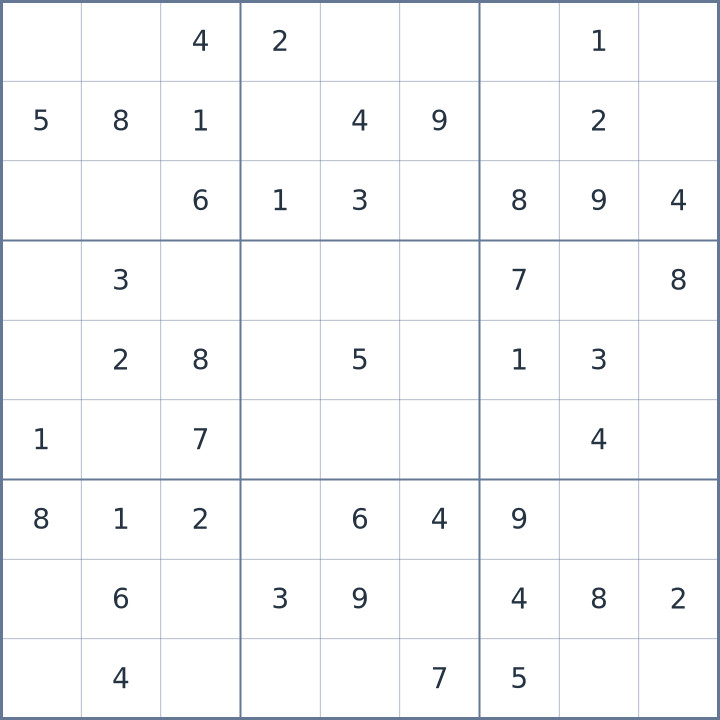 Sudoku #22026101709
