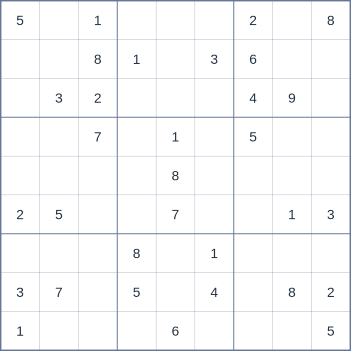 Sudoku #32026050606