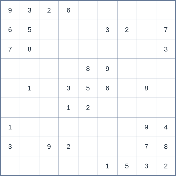 Sudoku #32026052009
