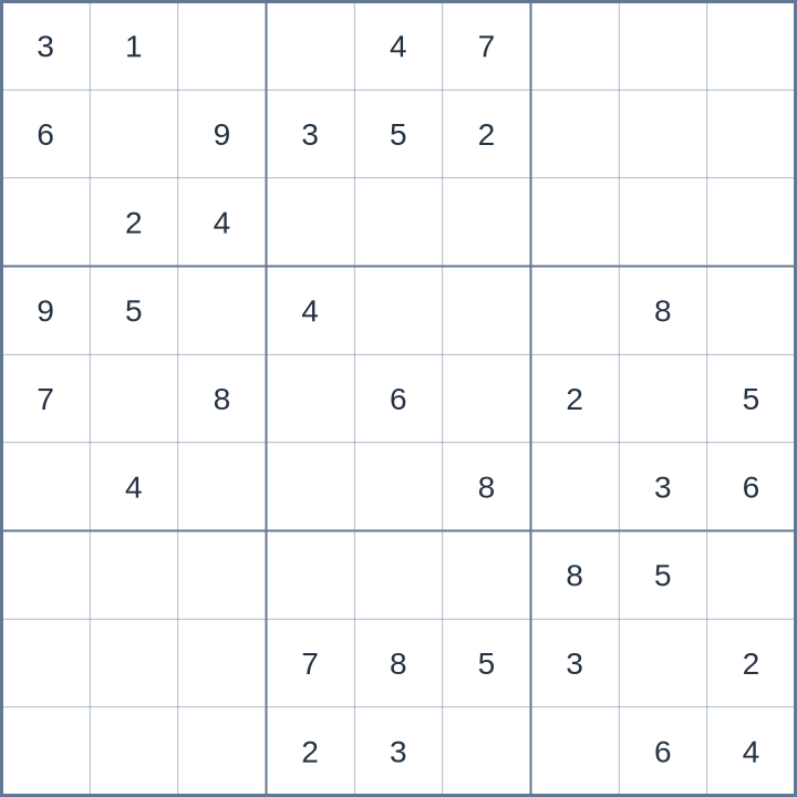 Sudoku #32026052309