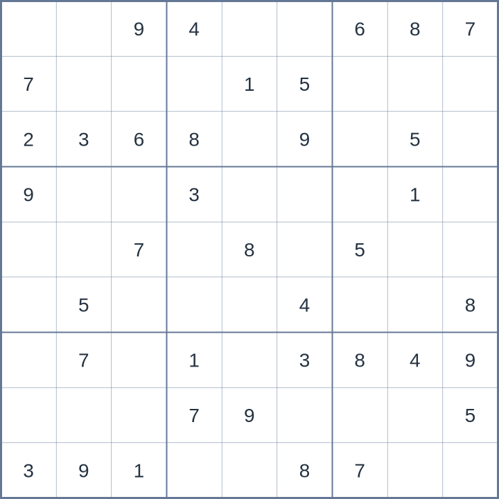 Sudoku #32026052510