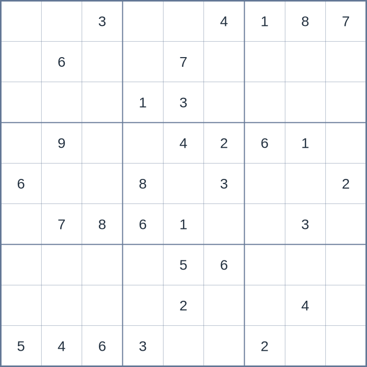 Sudoku #32026053110