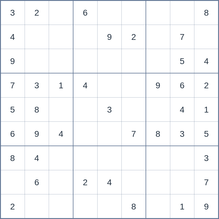 Sudoku #32026061110