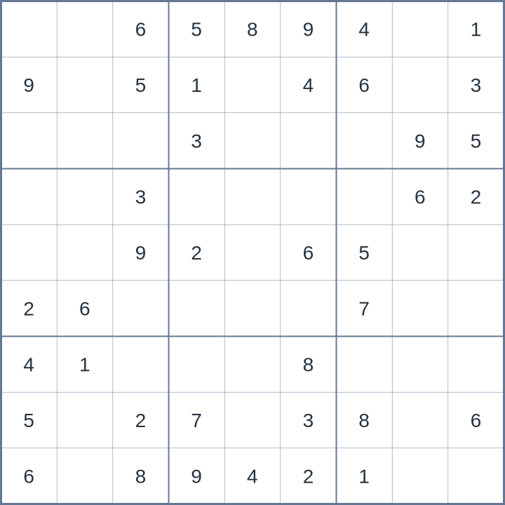 Sudoku #32026061710