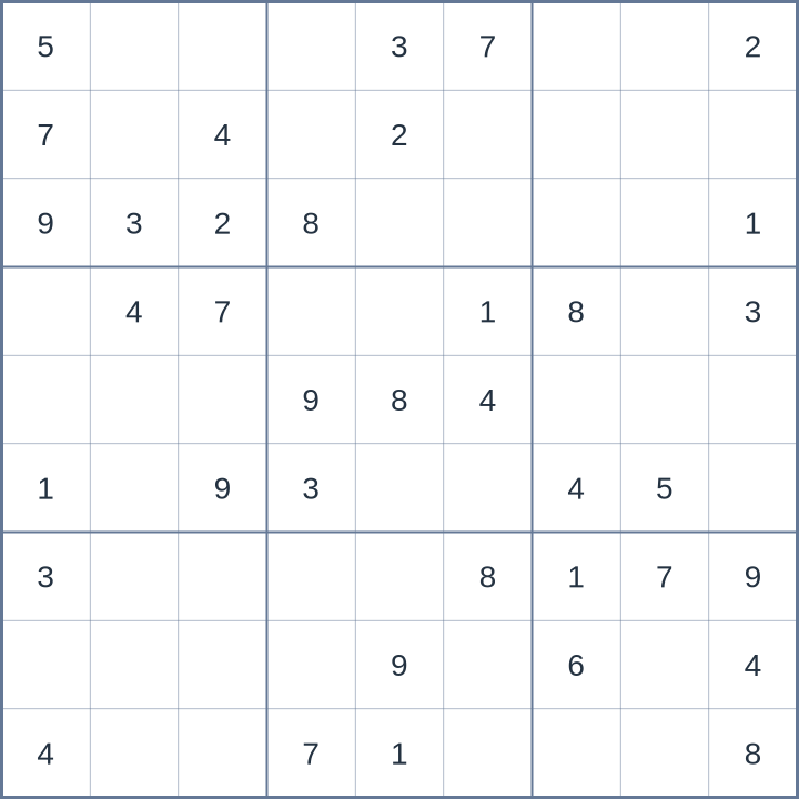 Sudoku #32026061910