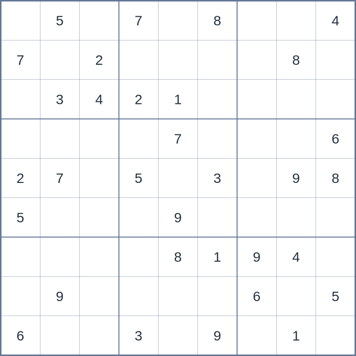 Sudoku #32026062405