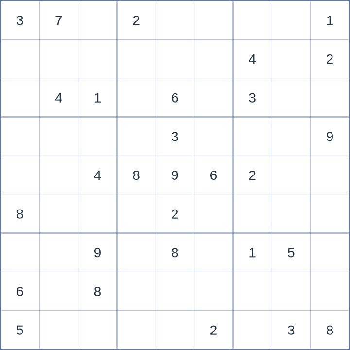 Sudoku #32026072309