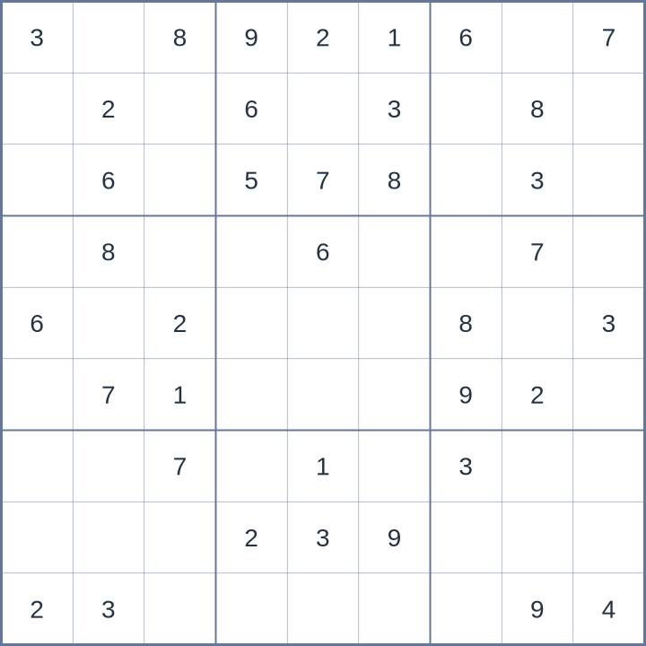 Sudoku #32026080303