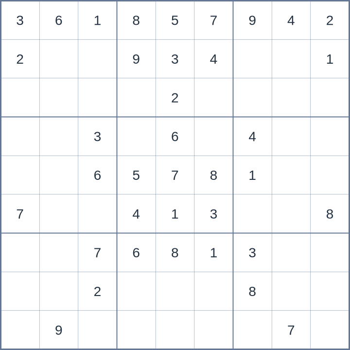 Sudoku #32026080802