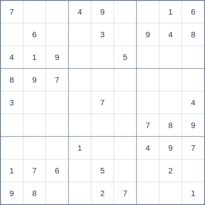 Sudoku #32026090509