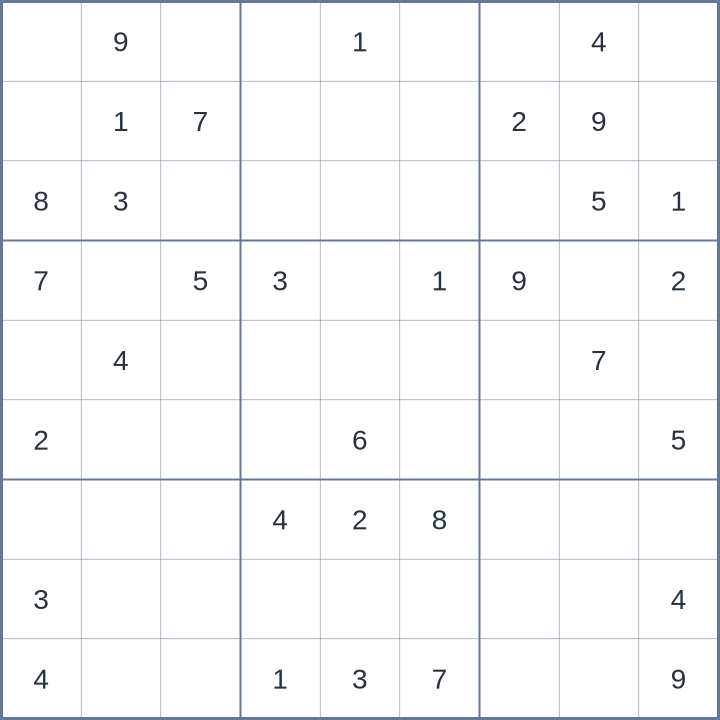 Sudoku #32026090604