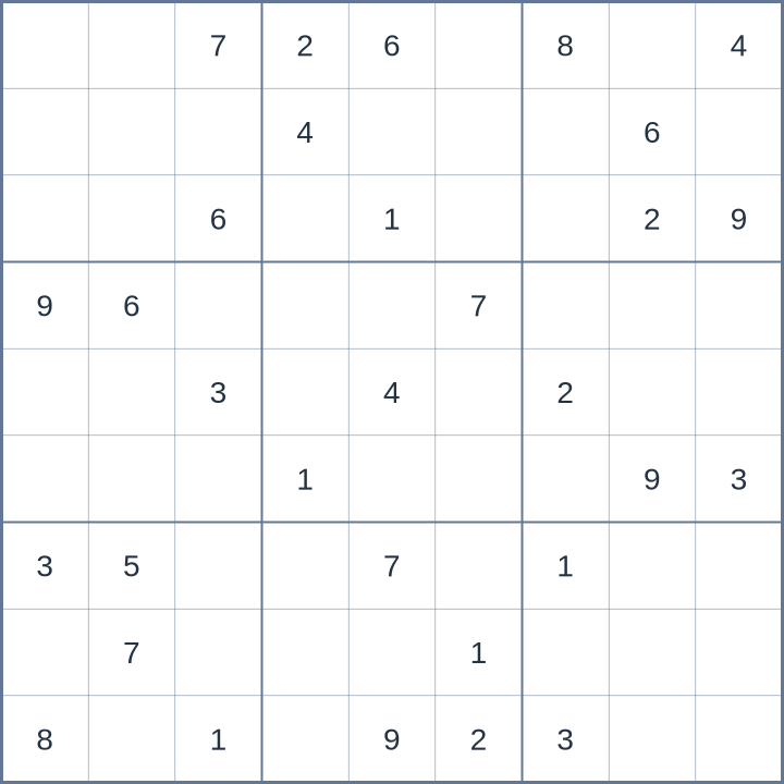 Sudoku #32026090709